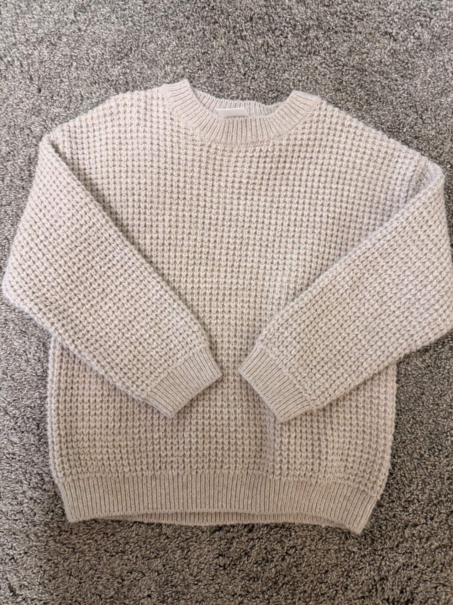 Boys Zara Waffle Knit Sweater , Kids 5/5T