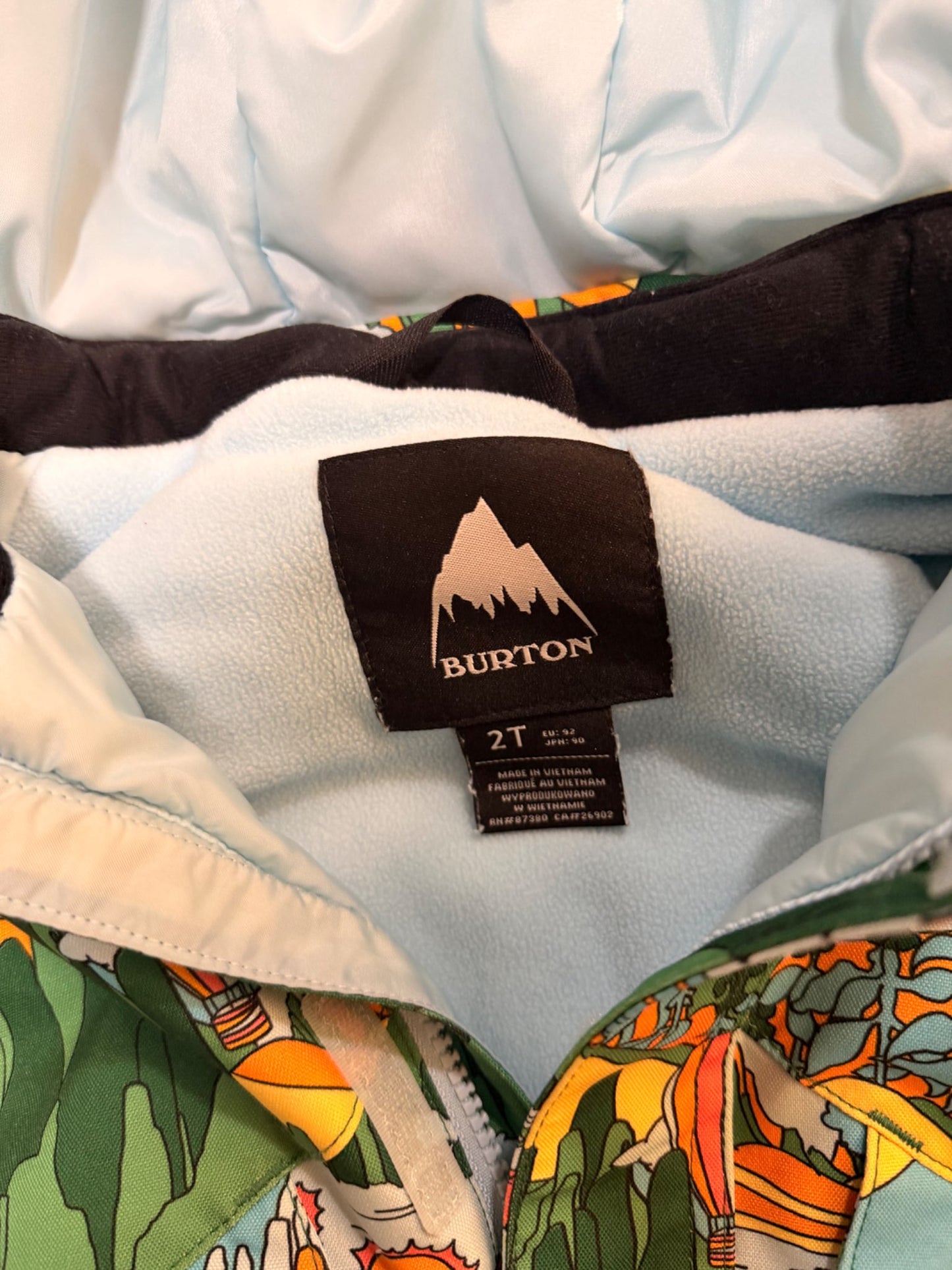 Burton 2T Snowsuit MSRP $220, Kids 2T