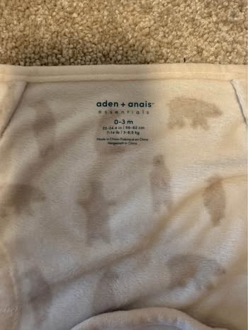 Aden and Anais Easy Swaddle, 0-3 Months (Newborn)