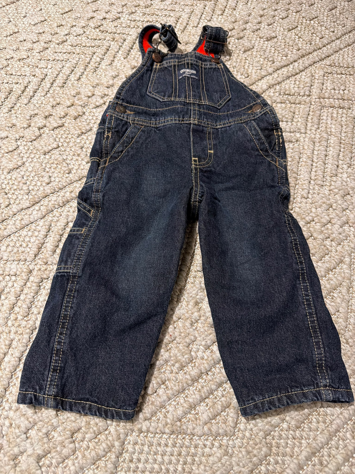 Fleece lined overalls , Kids 12 Month (9-12M)
