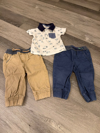 Collared shirt outfit , Kids 6 Month (3-6M)