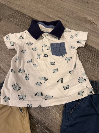 Collared shirt outfit , Kids 6 Month (3-6M)