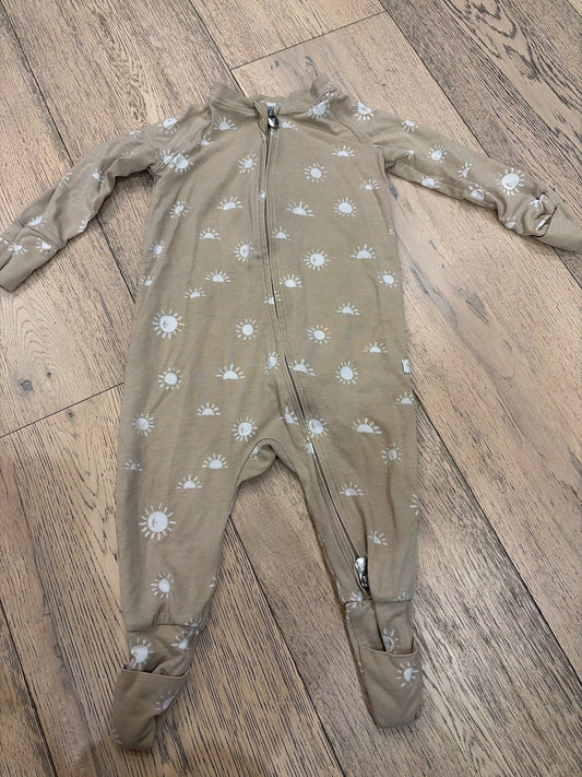 Loulou lollipop Light Brown with Suns sleeper 6-12M, Kids 12 Month (9-12M), Kids 12 Month (9-12M)