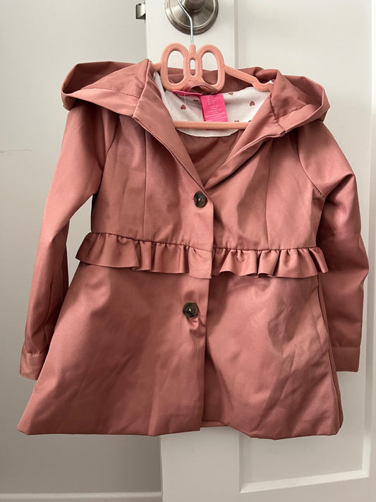 Rose Pink Toddler Dressy Jacket, Kids 4/4T
