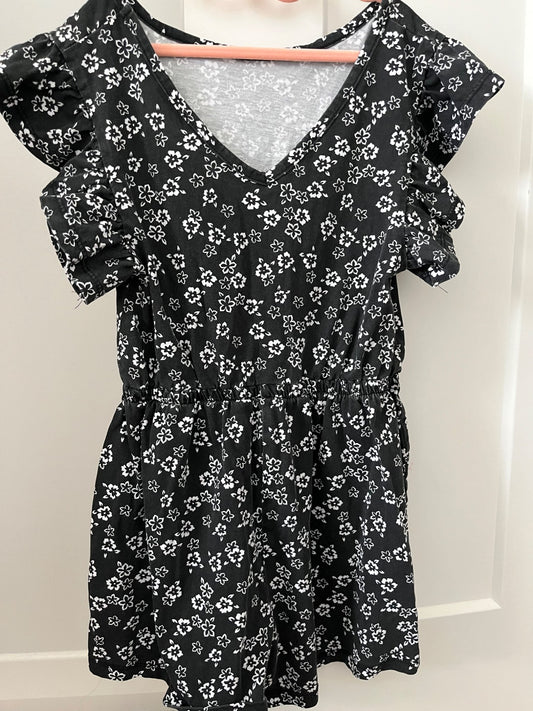 Urban Kids Black Romper, Kids 7