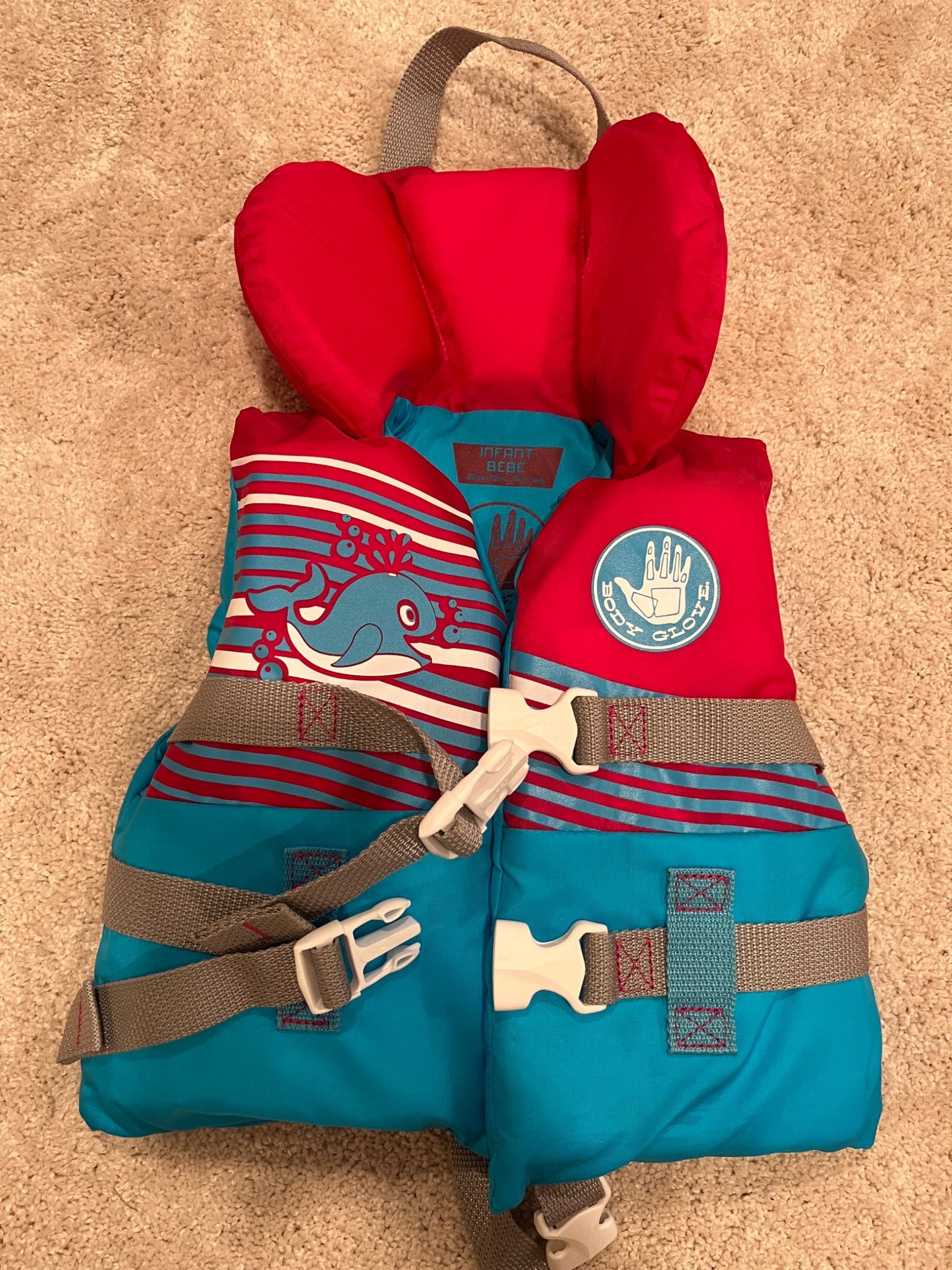 Infant Toddler Life Jacket 20- 30 lbs, Kids 18 Month (12-18M)
