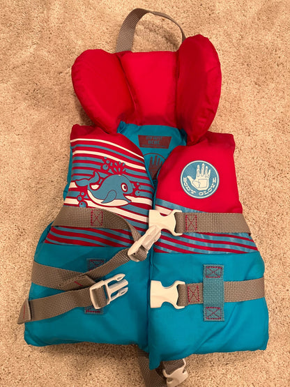 Infant Toddler Life Jacket 20- 30 lbs, Kids 18 Month (12-18M)