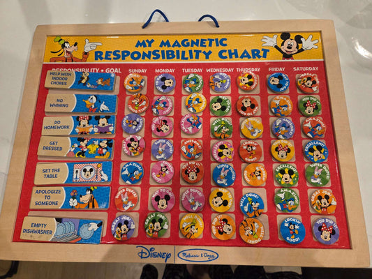 Melissa and Doug mickey responsibility chore chart