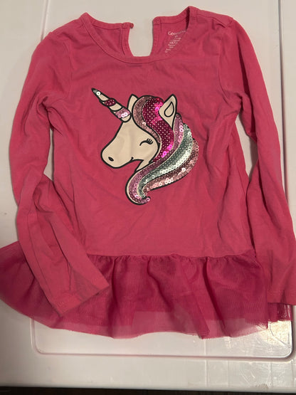 Unicorn themed shirts, Kids 4/4T