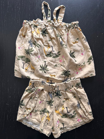 Old Navy shorts/tank/jacket set , Kids 5/5T