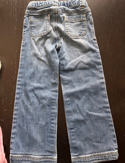 Knitted vest and jeans outfit, Kids 5/5T