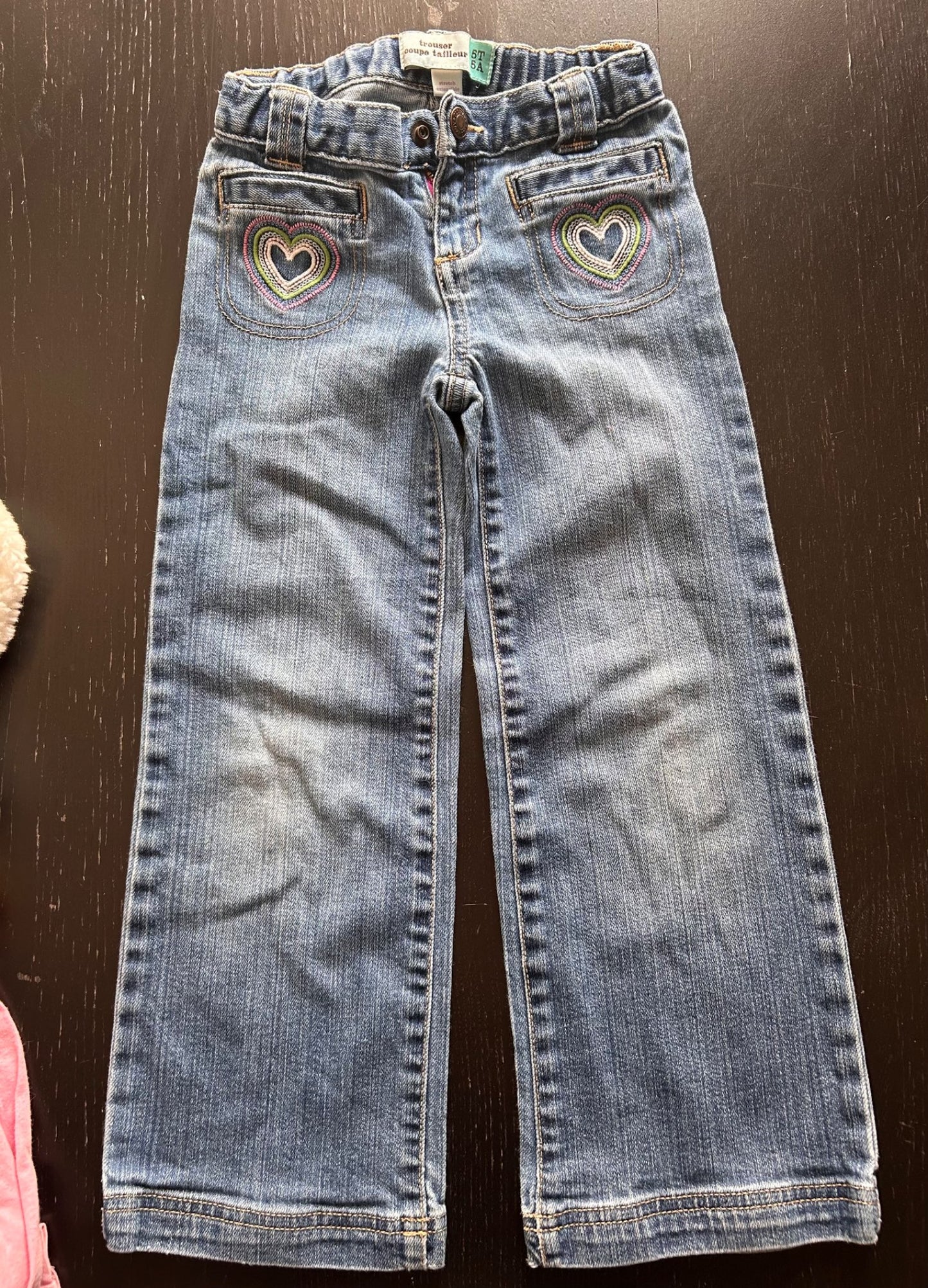Knitted vest and jeans outfit, Kids 5/5T