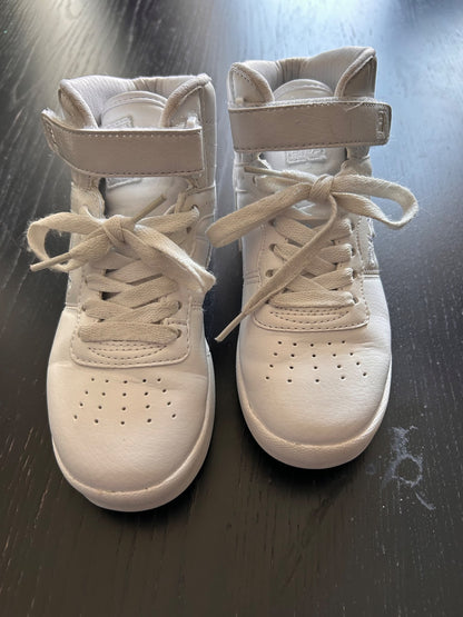 Fila White high top sneakers , Shoes 13 (Kids:4-8yr)