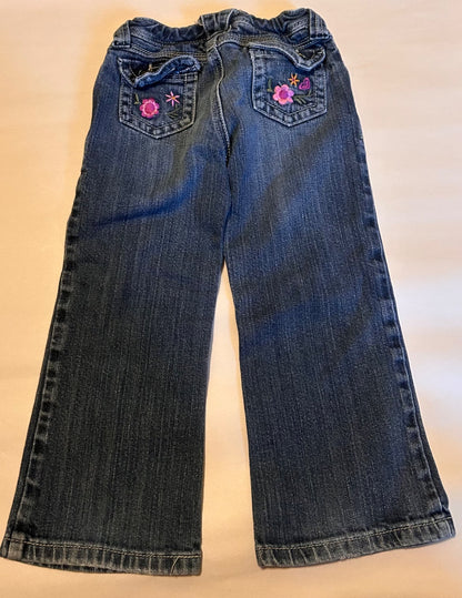 Roxy jeans and long sleeved shirt , Kids 4/4T