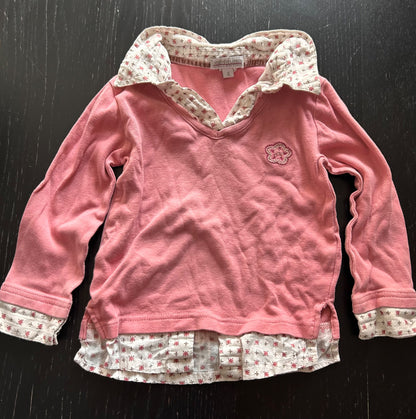 Roxy jeans and long sleeved shirt , Kids 4/4T