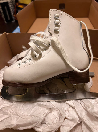 White ice skates junior 11, Shoes 11 (Toddler:2-4yr)