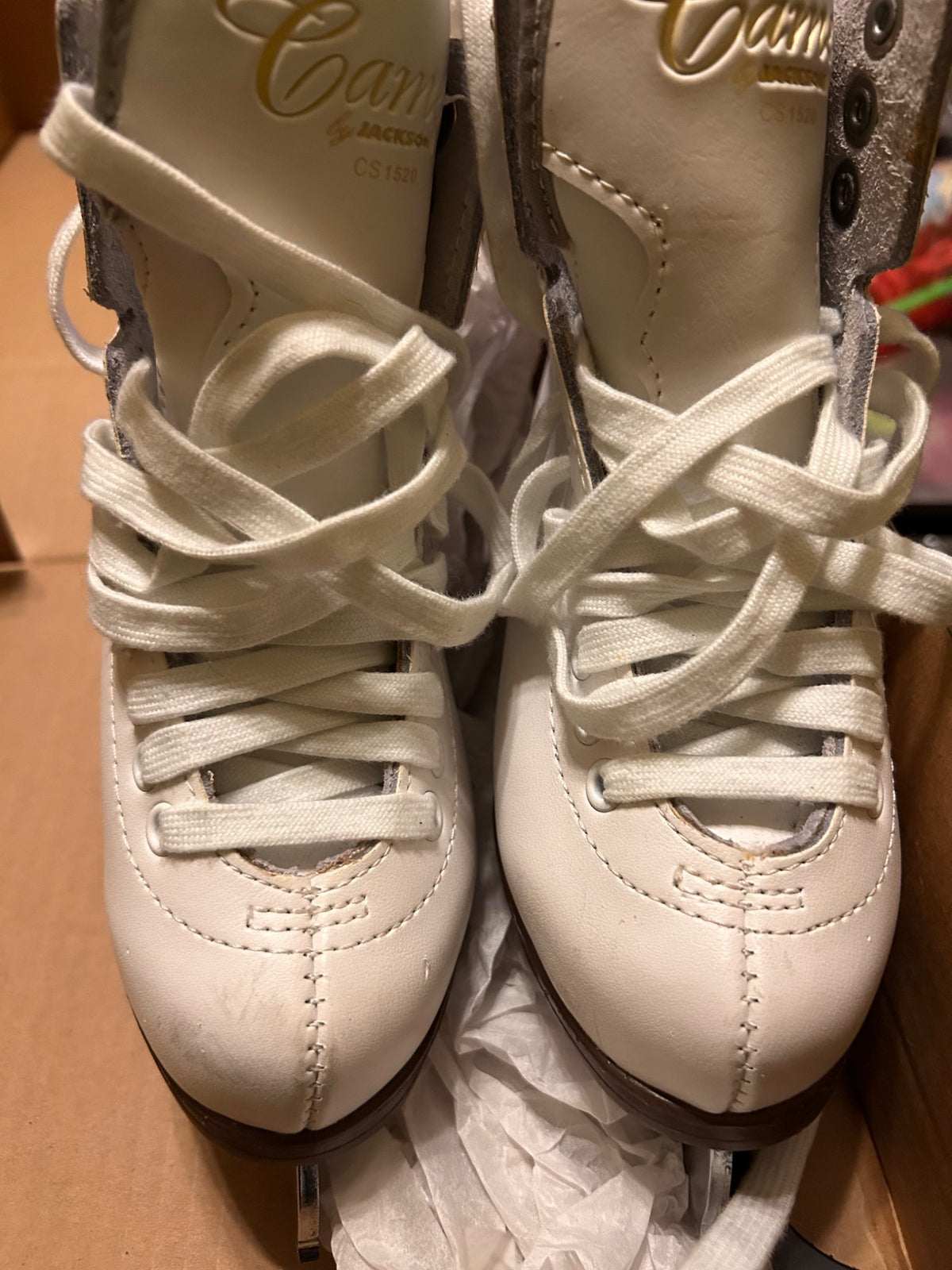 White ice skates junior 11, Shoes 11 (Toddler:2-4yr)