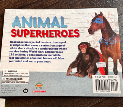4 kids books - Animals, Clifford, Terry Fox, Friends
