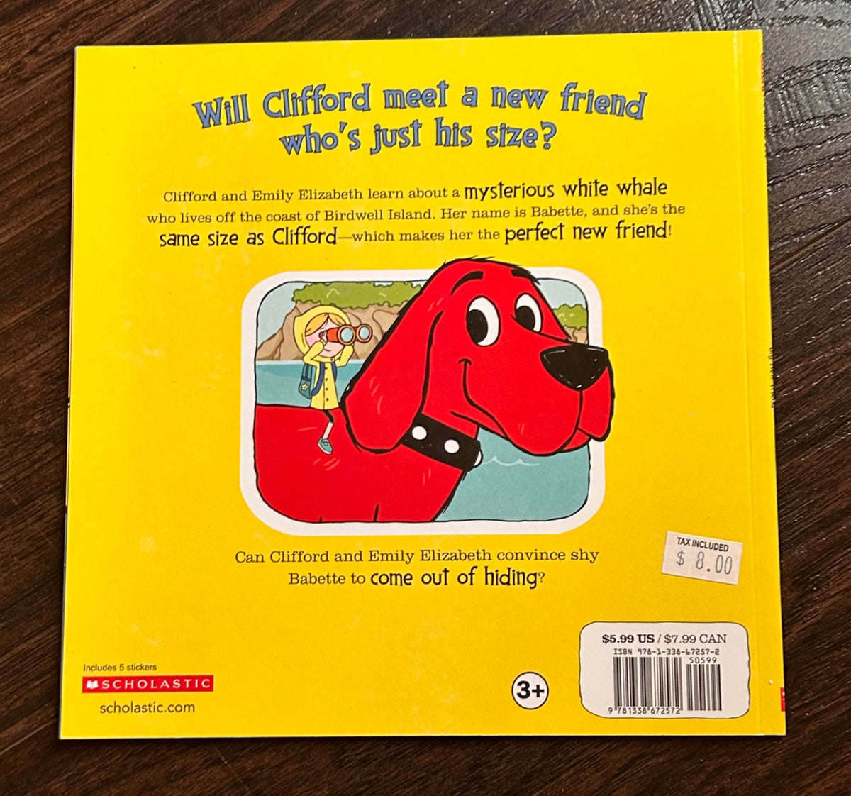 4 kids books - Animals, Clifford, Terry Fox, Friends