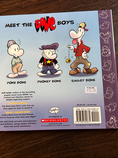 3 children’s books. Bone Adventures and Brady Brady