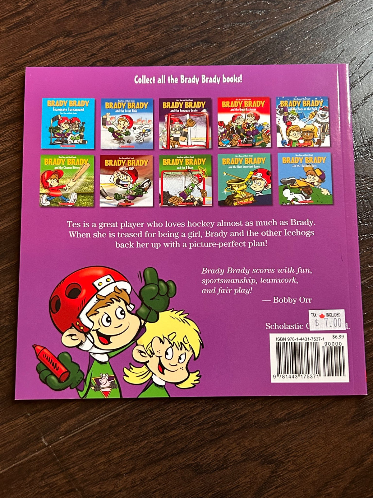 3 children’s books. Bone Adventures and Brady Brady