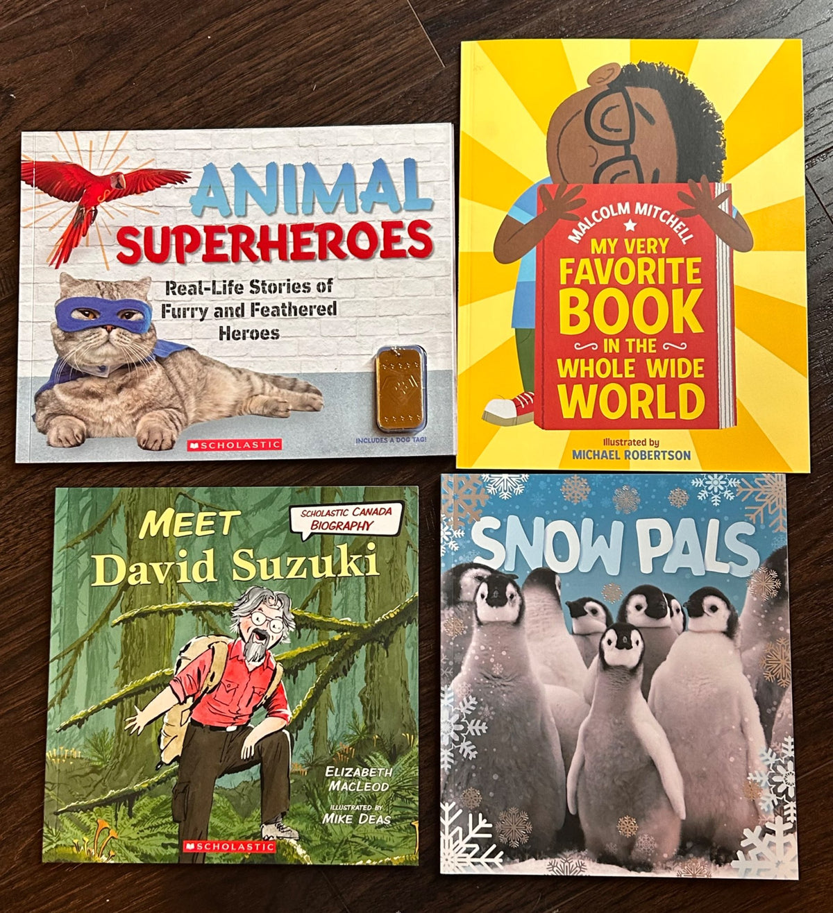4 kids books. Animals, David Suzuki