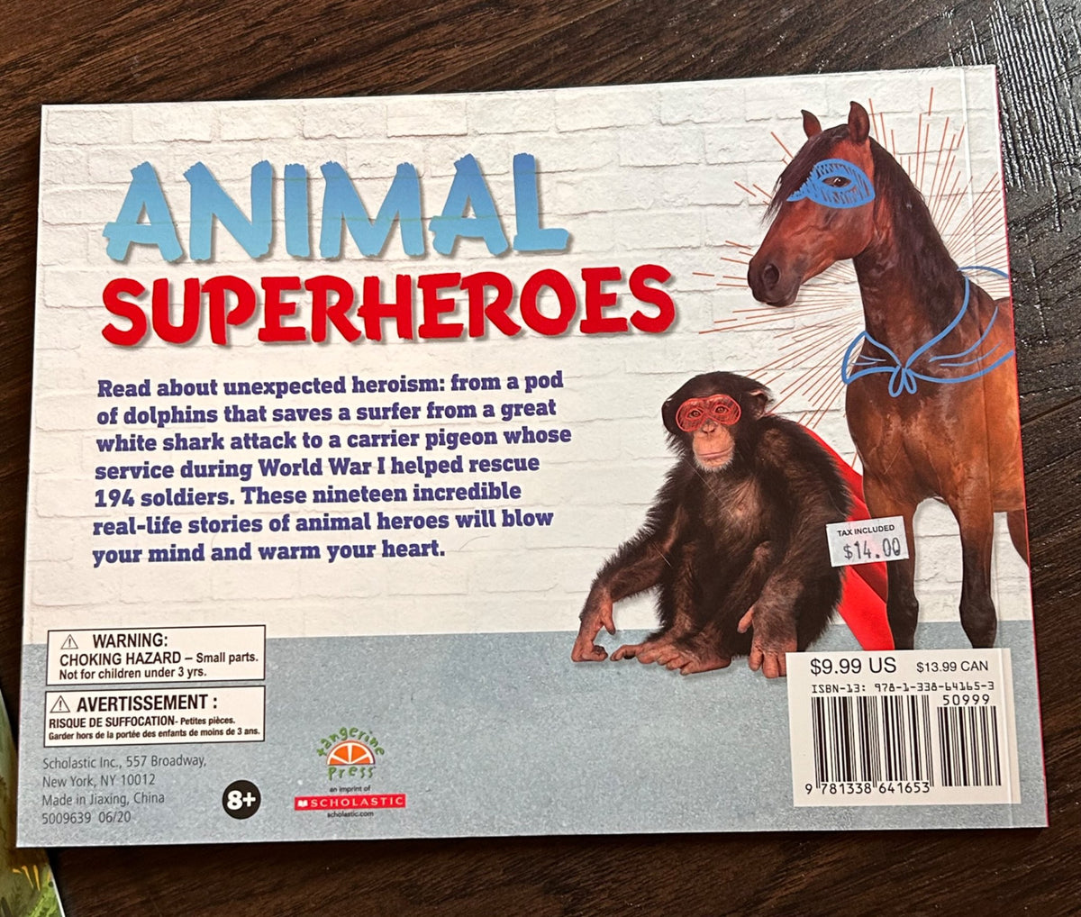 4 kids books. Animals, David Suzuki