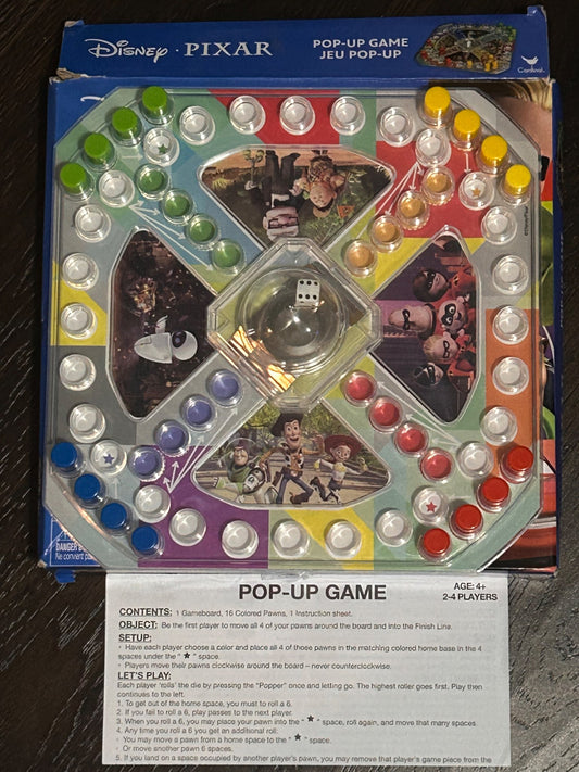 Disney Pop-up game and matching turtle game