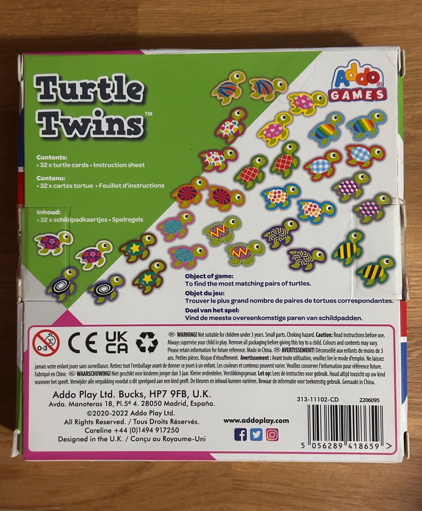 Disney Pop-up game and matching turtle game