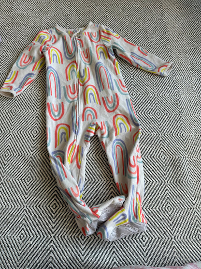 Carters Warm Fleece Pajamas with feet 2T, Kids 2T