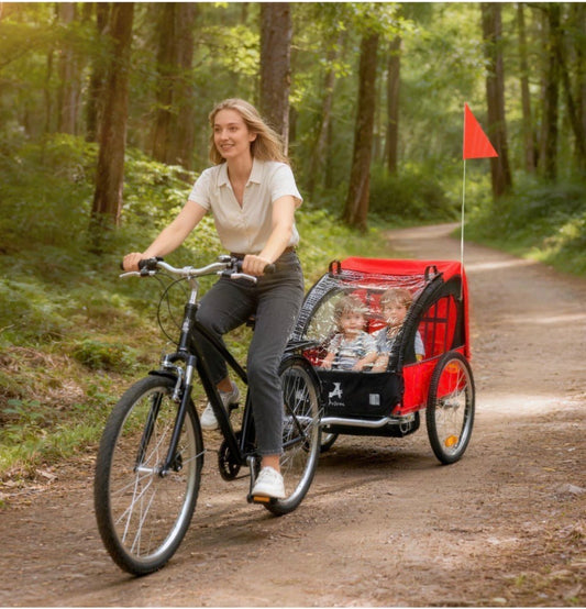 Aosom Bike Chariot Trailer 2kids Brand New Boxed