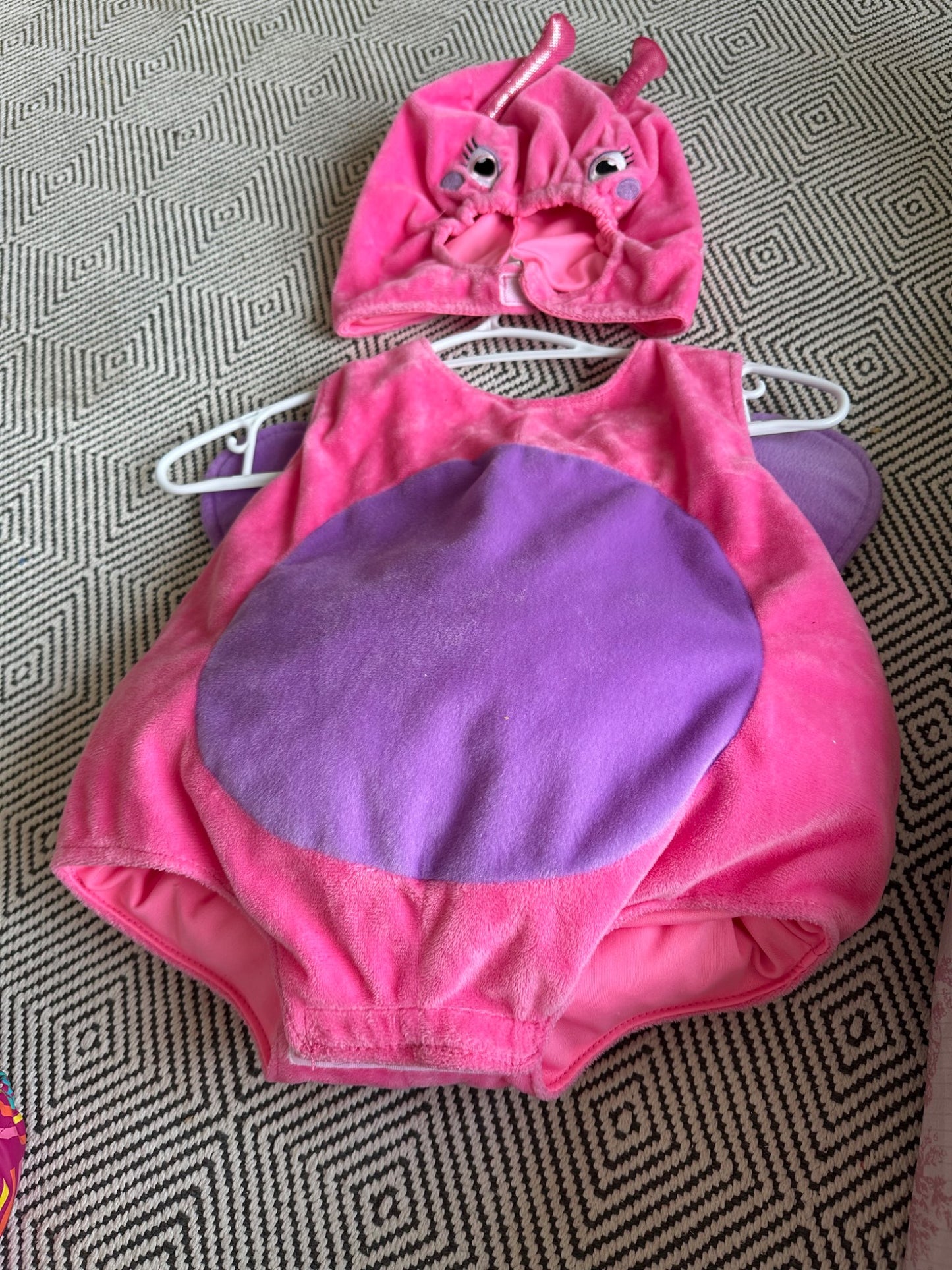 Pink butterfly Bug Halloween Outfit infants toddler , Kids 24 Month (18-24M)