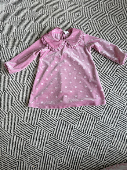 HM velvet collard dress , Kids 18 Month (12-18M)