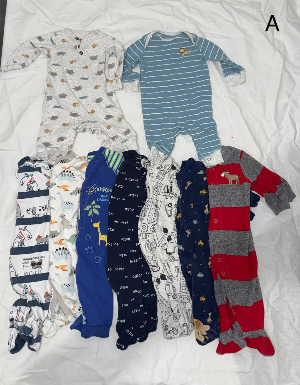 Carters 0-3 sleepers , Kids 3 Month (0-3M)