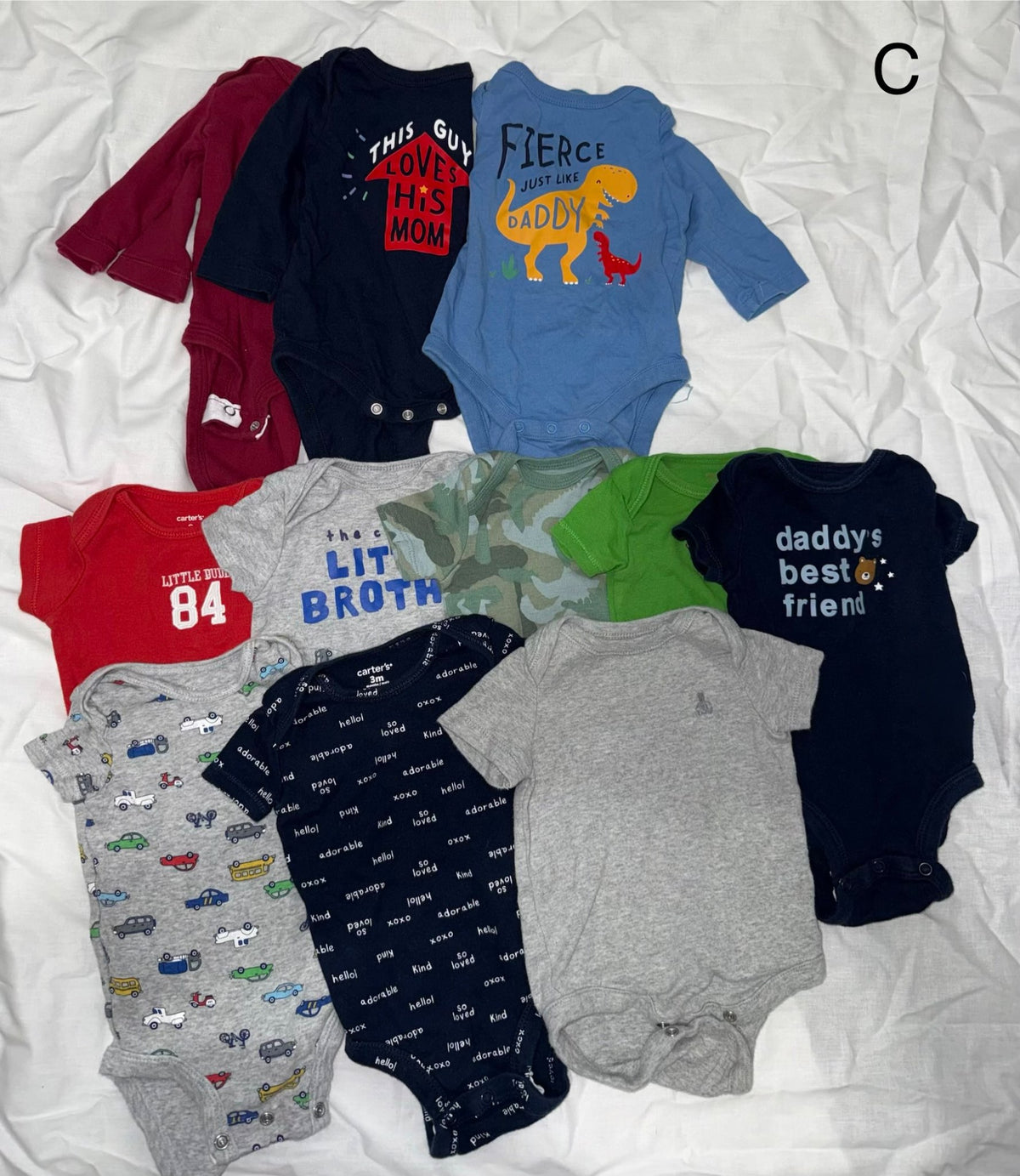 Carters onesies , Kids 3 Month (0-3M)