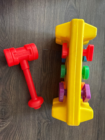 Vintage Fisher price hammer toy