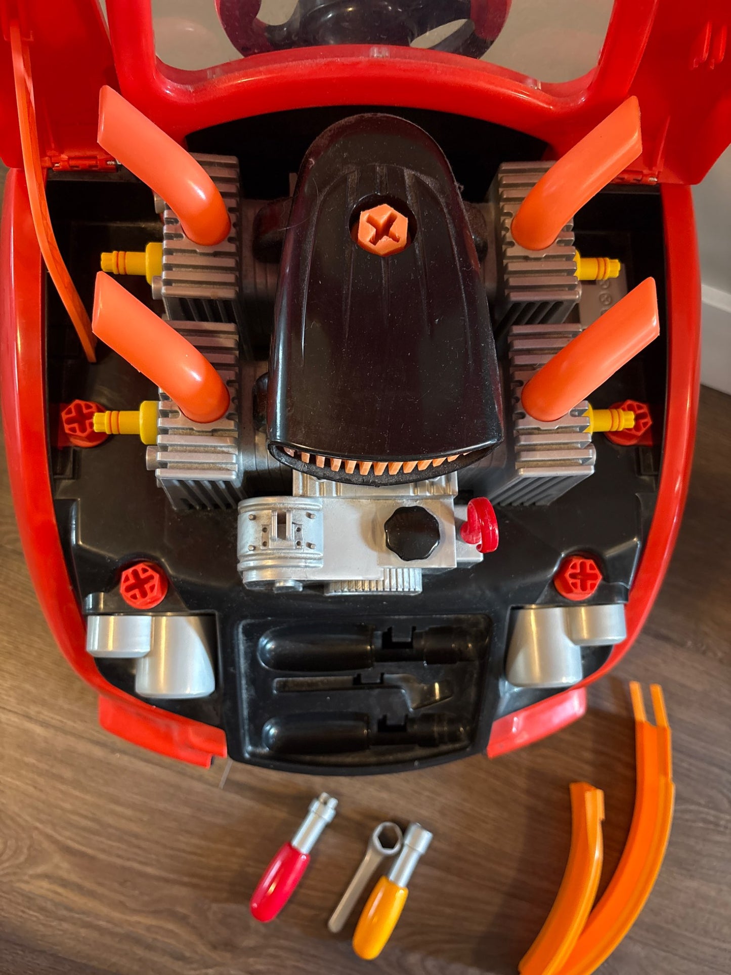 Engine repair for kids toy
