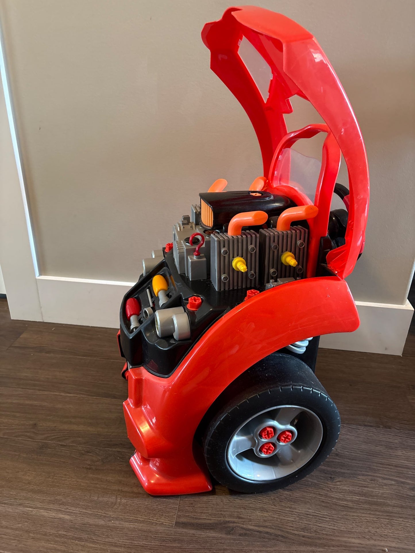 Engine repair for kids toy