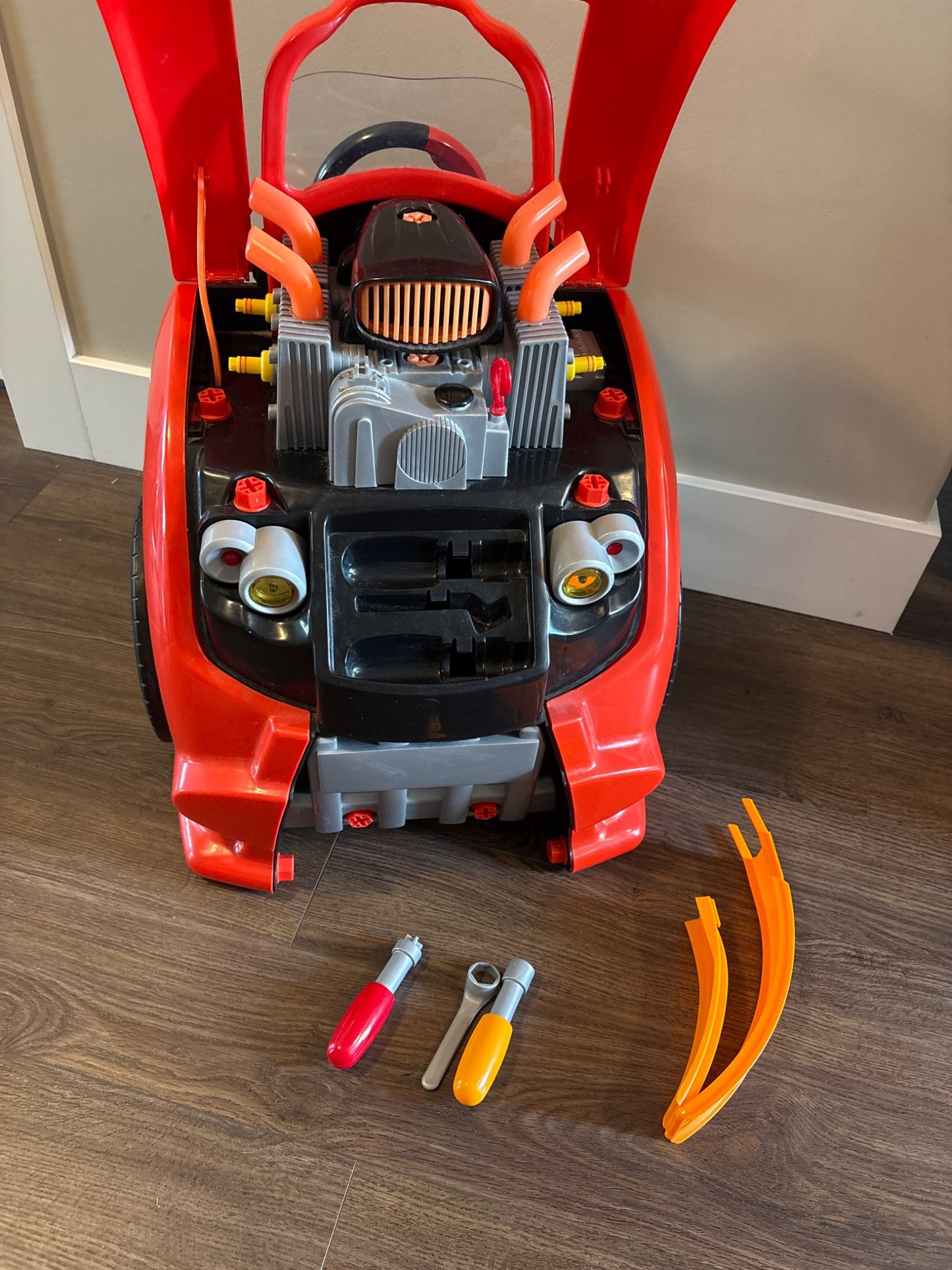 Engine repair for kids toy