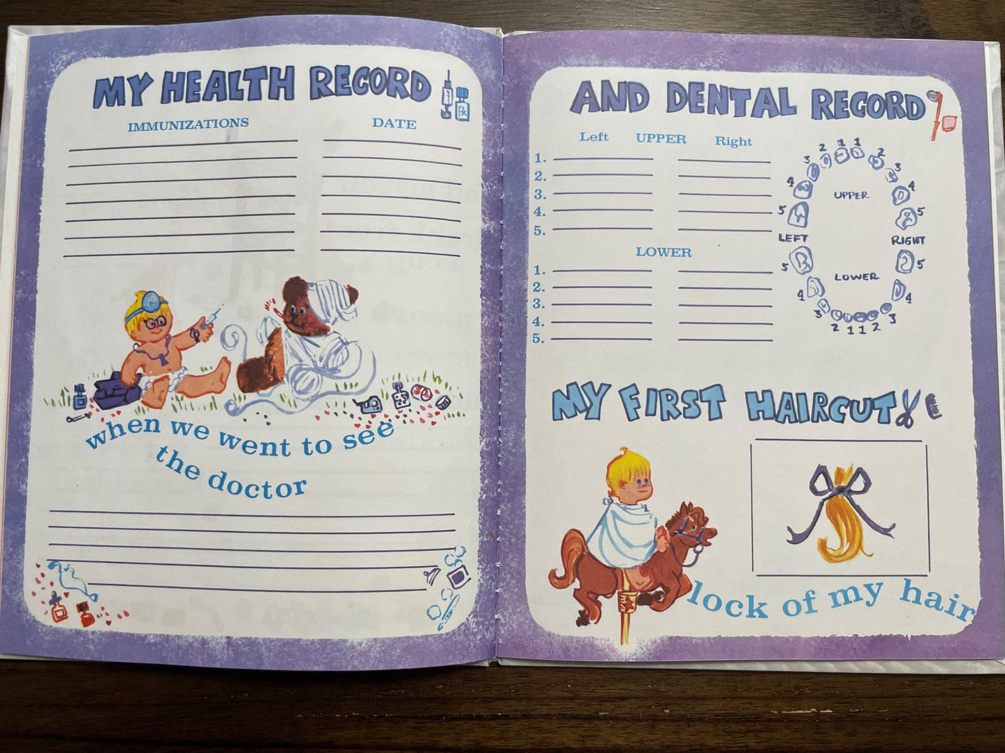 Vintage Baby Book