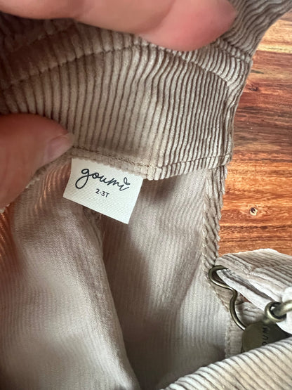 Tan Overalls 2-3T, Kids 2T