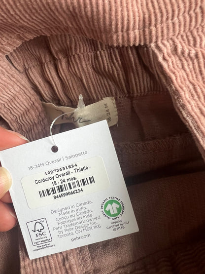 Mauve Overalls , Kids 24 Month (18-24M)