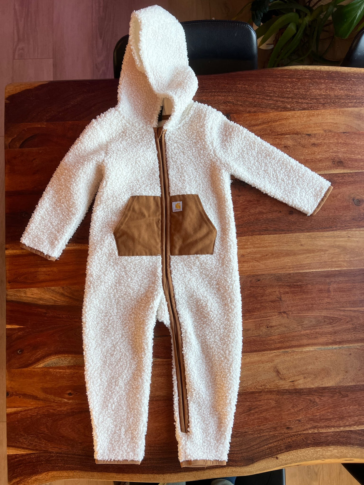 Carhartt Sherpa Coverall Front-Zip (24m), Kids 24 Month (18-24M)