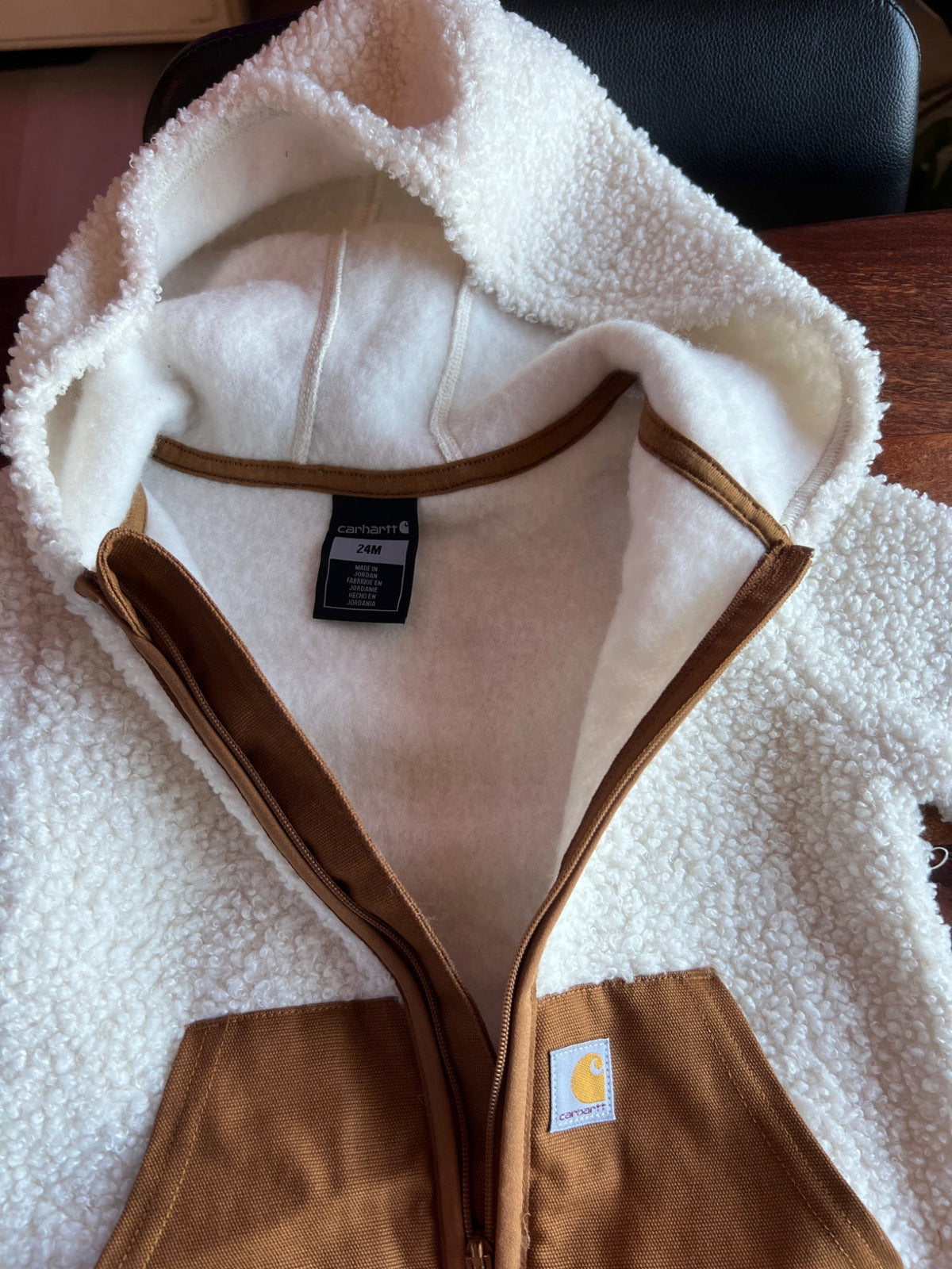 Carhartt Sherpa Coverall Front-Zip (24m), Kids 24 Month (18-24M)