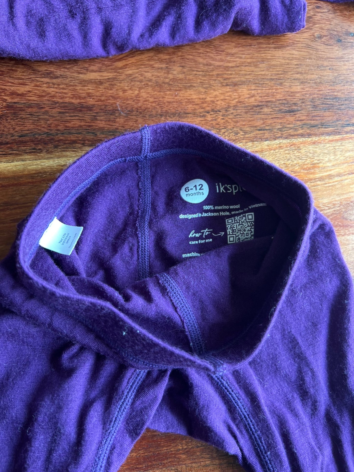 Iksplor 100% Merino Wool 6-12m, Kids 9 Month (6-9M)
