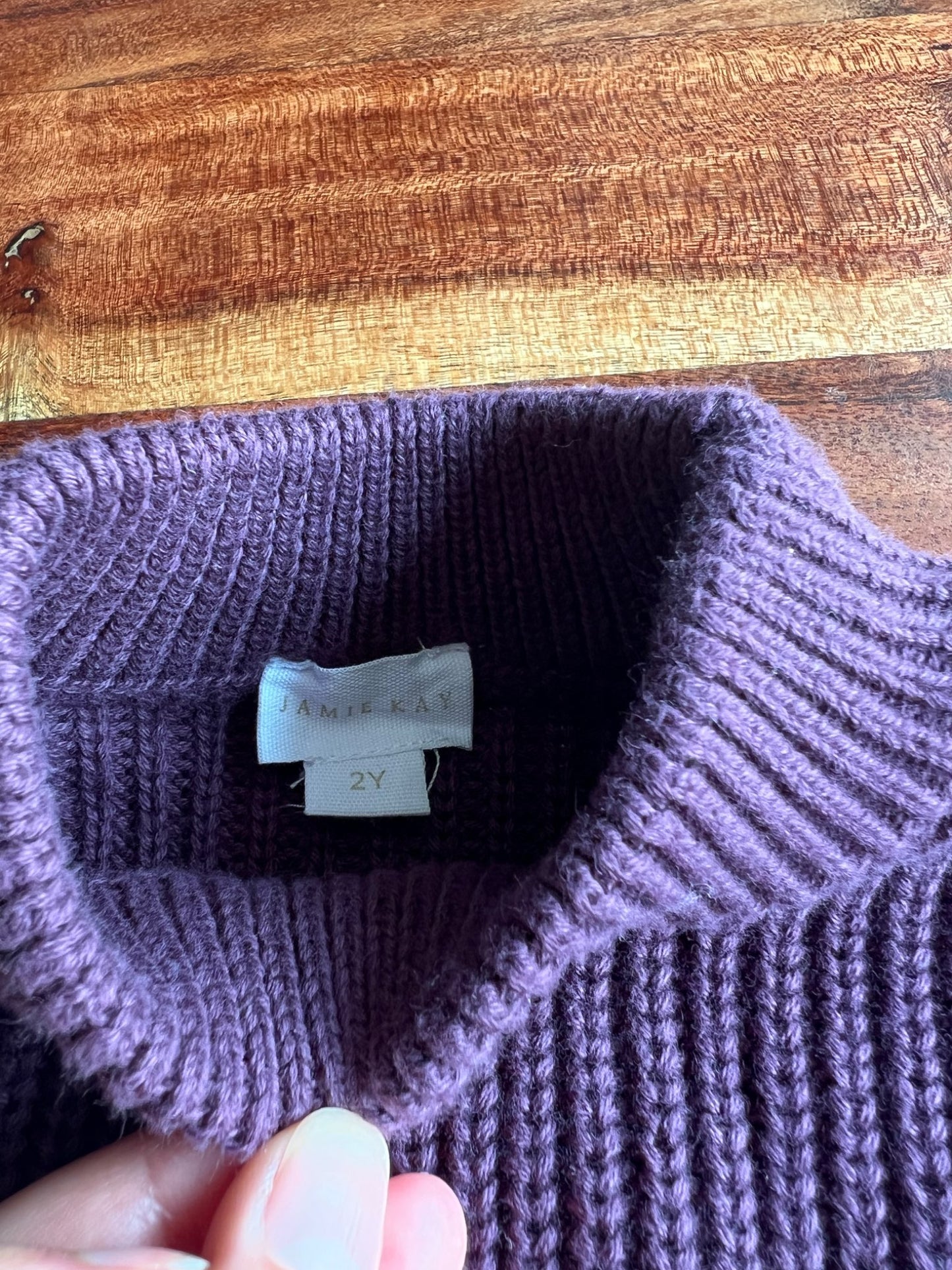 Jamie Kay Purple Jumper 2T, Kids 2T