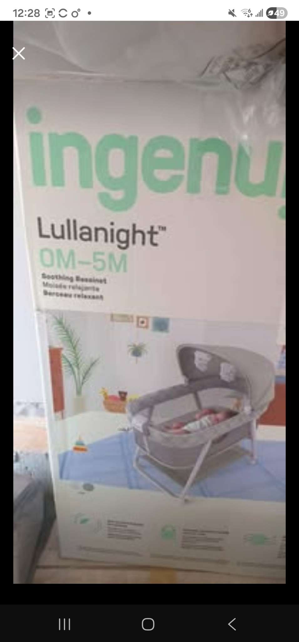 Ingenuity  Lullanight Crib