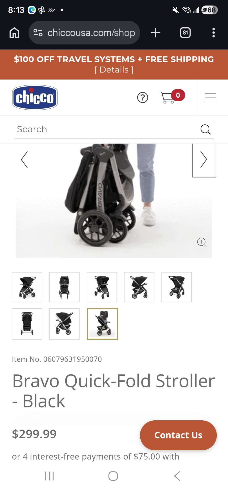 Chico bravo stroller