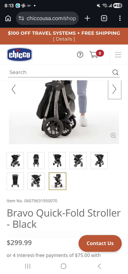 Chico bravo stroller