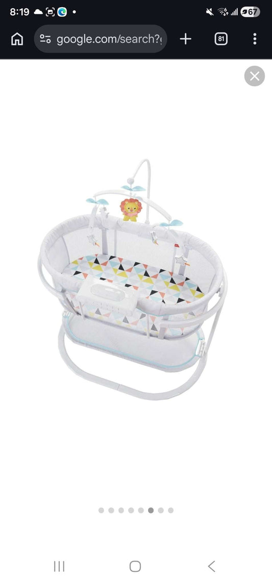 Fisher Price Soothing Motions bassinet